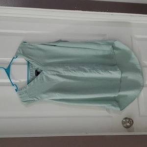 Light Teal Sleeveless Torrid Blouse, 2X